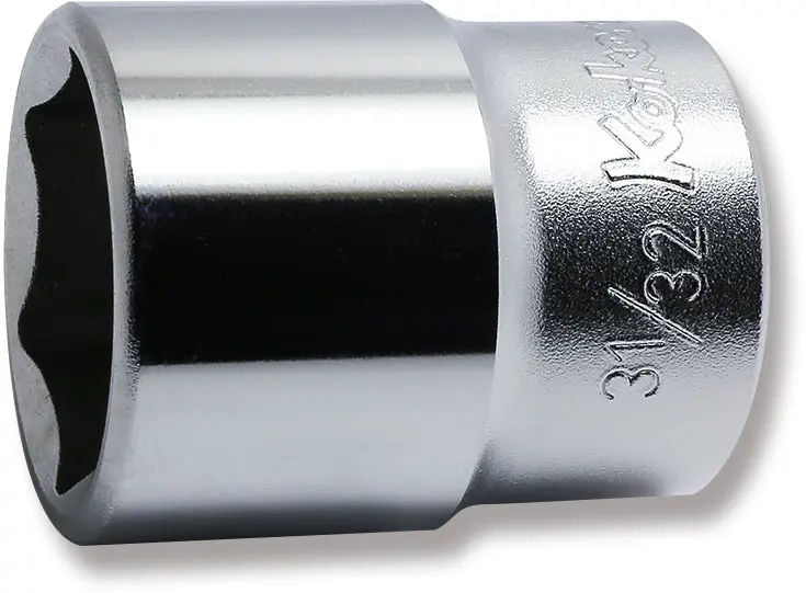4400A-31/32 | 1/2 Sq. Dr. Chrome SAE 6 Point Socket 31/32'' image 1