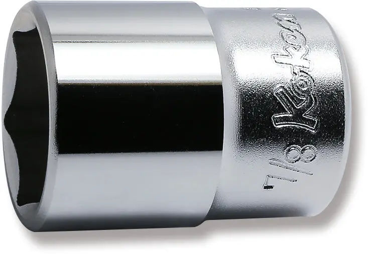 4400A-7/8 | 1/2 Sq. Dr. Chrome SAE 6 Point Socket 7/8'' image 1