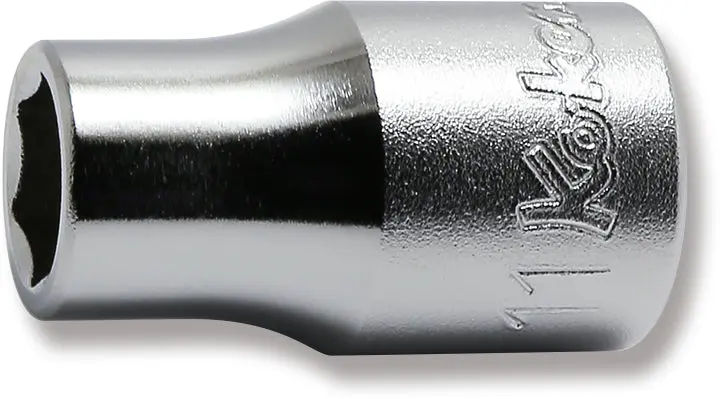 4400M-11 | 1/2 Sq. Dr. Chrome 6 Point Metric Socket 11mm image 1