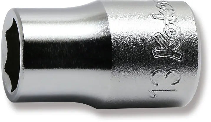 4400M-13 | 1/2 Sq. Dr. Chrome 6 Point Metric Socket 13mm image 1