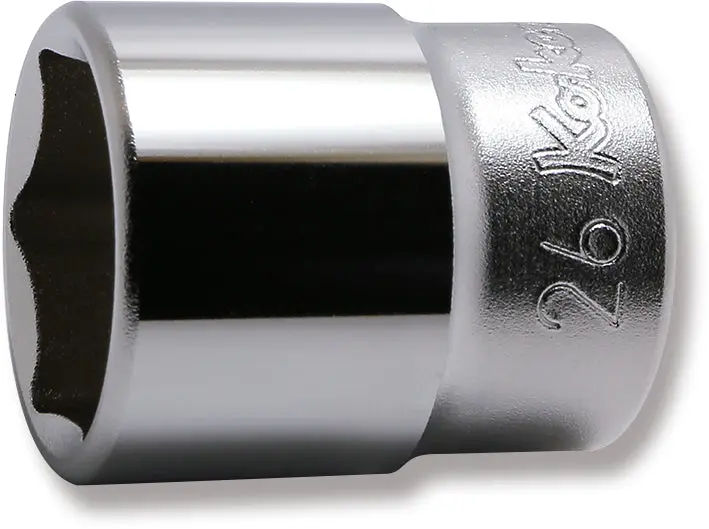4400M-26 | 1/2 Sq. Dr. Chrome 6 Point Metric Socket 26mm image 1