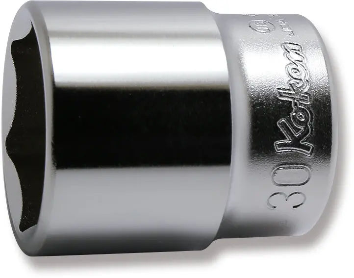 4400M-30 | 1/2 Sq. Dr. Chrome 6 Point Metric Socket 30mm image 1