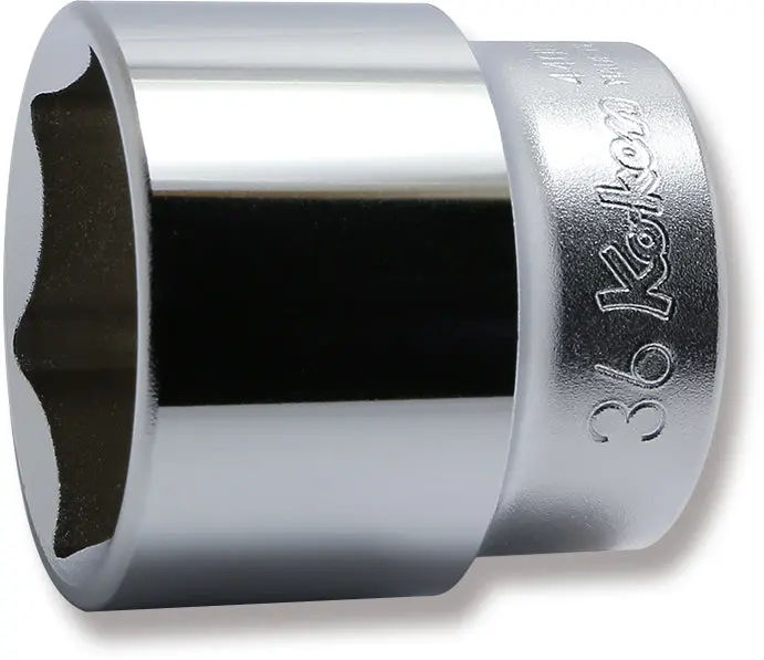 4400M-36 | 1/2 Sq. Dr. Chrome 6 Point Metric Socket 36mm image 1