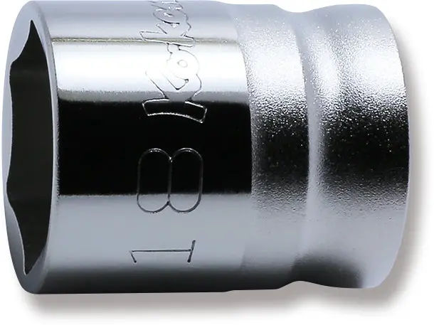 4400MZ-18 | 1/2 Sq. Dr. Chrome Z-Series 6 Point Metric Socket 18mm image 1