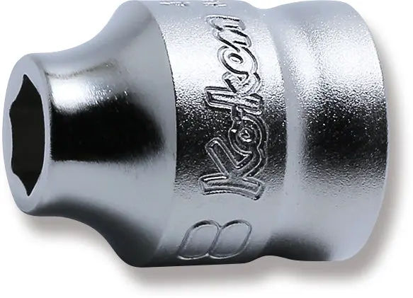 4400MZ-8 | 1/2 Sq. Dr. Chrome Metric Z-Series 6 Point Socket 8mm image 1