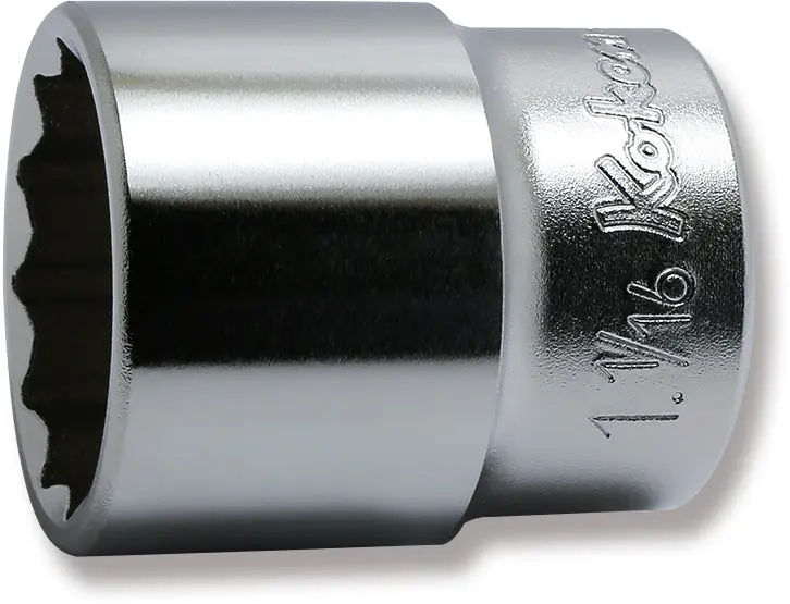 4405A-1.1/16 | 1/2 Sq. Dr. Chrome SAE 12 Point Socket 1-1/16'' image 1
