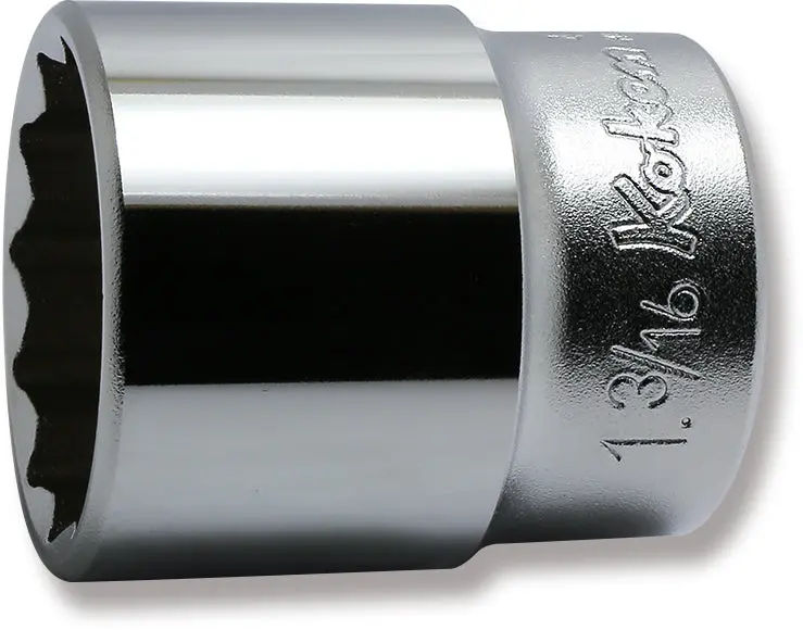 4405A-1.3/16 | 1/2 Sq. Dr. Chrome SAE 12 Point Socket 1.3/16'' image 1