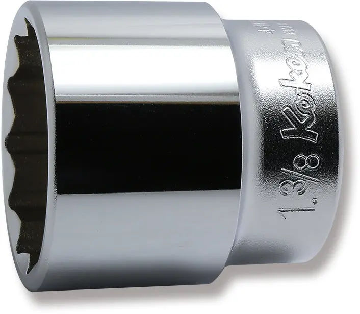 4405A-1.3/8 | 1/2 Sq. Dr. Chrome SAE 12 Point Socket 1.3/8'' image 1