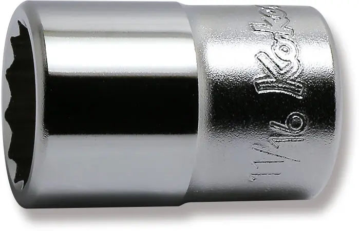 4405A-11/16 | 1/2 Sq. Dr. Chrome SAE 12 Point Socket 11/16'' image 1
