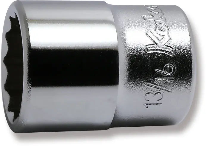4405A-13/16 | 1/2 Sq. Dr. Chrome SAE 12 Point Socket 13/16'' image 1