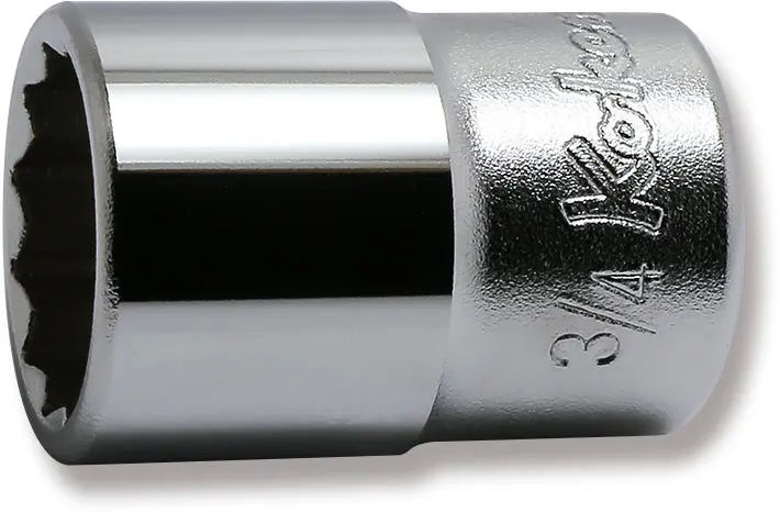 4405A-3/4 | 1/2 Sq. Dr. Chrome SAE 12 Point Socket 3/4'' image 1