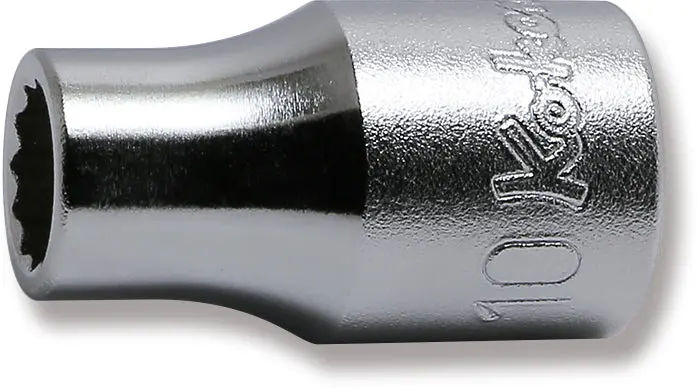 4405M-10 | 1/2 Sq. Dr. Chrome Metric 12 Point Socket 10mm image 1