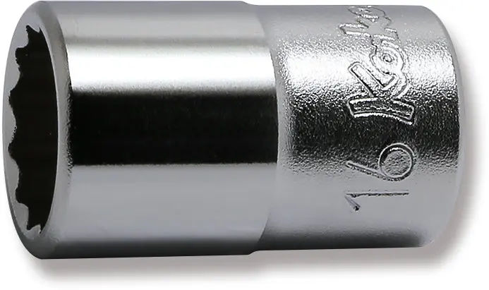 4405M-16 | 1/2 Sq. Dr. Chrome Metric 12 Point Socket 16mm image 1