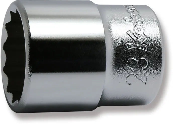 4405M-23 | 1/2 Sq. Dr. Chrome Metric 12 Point Socket 23mm image 1