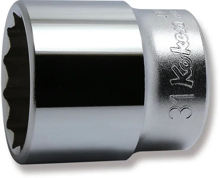 4405M-30 | 1/2 Sq. Dr. Chrome Metric 12 Point Socket 30mm image 1