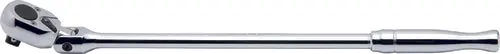 4774P-450 | 1/2 Sq. Dr. Ratchet Handle 24 teeth Flexible Head Length 450mm Polished Handle image 1