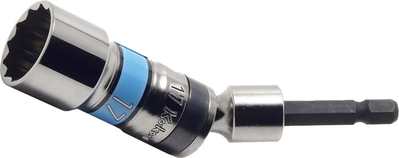 BD011SE-13 | 1/4 Hex Dr. Universal Long Socket 13mm 12 point 100mm image 1