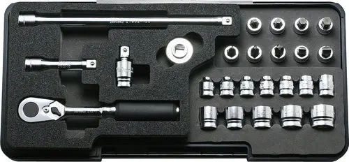P2285Z | 1/4 Sq. Dr. Socket Set Z-series 26 pieces w/ 72 Tooth Ratchet image 1