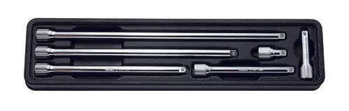 PK2760/6 | 1/4 Sq. Dr. Extension Bar Set 28-250mm ABS Tray 6 pieces image 1
