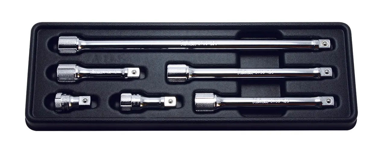 PK3760/6 | 3/8 Sq. Dr. Extension Bar set 32-250mm ABS Tray 6 pieces image 1