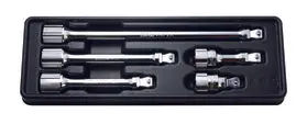 PK4763/5 | 1/2 Sq. Dr. Wobble-Fix Extension Bar set 50-250mm ABS Tray 5 pieces image 1