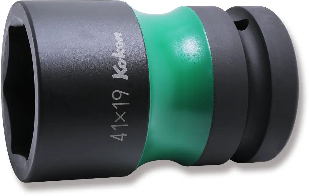 PW8P-41x19 | 1 Sq. Dr. Rear Wheel Nut Socket 41 x 19mm Hex x Square 87mm Color coded image 1