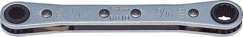R810-1/2X9/16 | Ratcheting Ring Wrench 1/2x9/16 6 point 145mm Reversible image 1