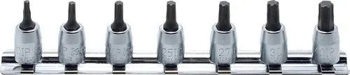 RS2025/7-IP | 1/4 Sq. Dr. 7 Piece TORXplus Socket set 10IP-40IP image 1