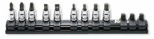 RS20XXZ/9 | 1/4 Sq. Dr. Bit Socket set PH, SL, HEX Z-series 9 pieces image 1