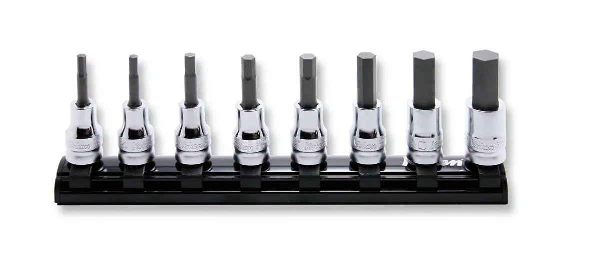 RS3010MZ/8-L50 | 8 Piece 3/8 Sq. Dr. 50mm Z-Series Hex Bit Socket set 3-12mm image 1