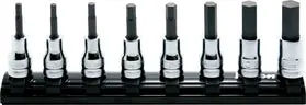 RS3010MZ/8-L75 | 8 Piece 3/8 Sq. Dr. 75mm Z-Series Hex Bit Socket set 3-12mm image 1