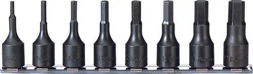 RS3012A/8-L52 | 8 Piece 3/8 Sq. Dr. Impact SAE Hex Bit Socket Set 1/8-1/2 image 1