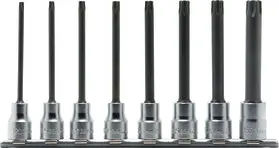 RS3025/8-L100R | 3/8 Sq. Dr. 8 Piece Round Shank TORX Bit Socket set T20-T55 image 1
