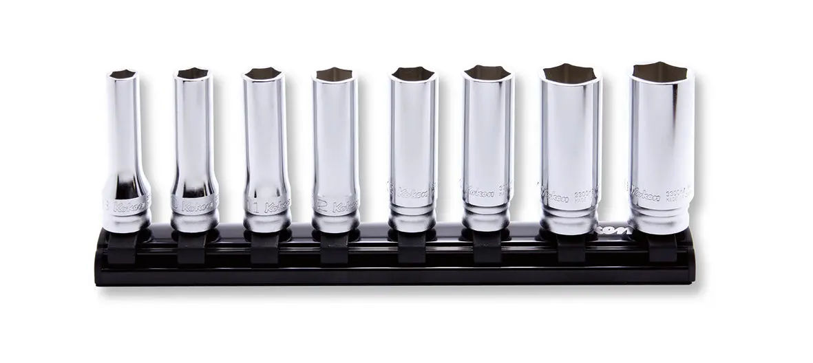 RS3300MZ/8 | 8 Piece 3/8 Sq. Dr. Z-Series 6 Point Deep Metric Socket set 8-19mm image 1