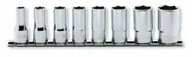 RS3305X/8 | 3/8 Sq. Dr. Socket set 8mm-19mm 12 point 200mm 8 pieces image 1