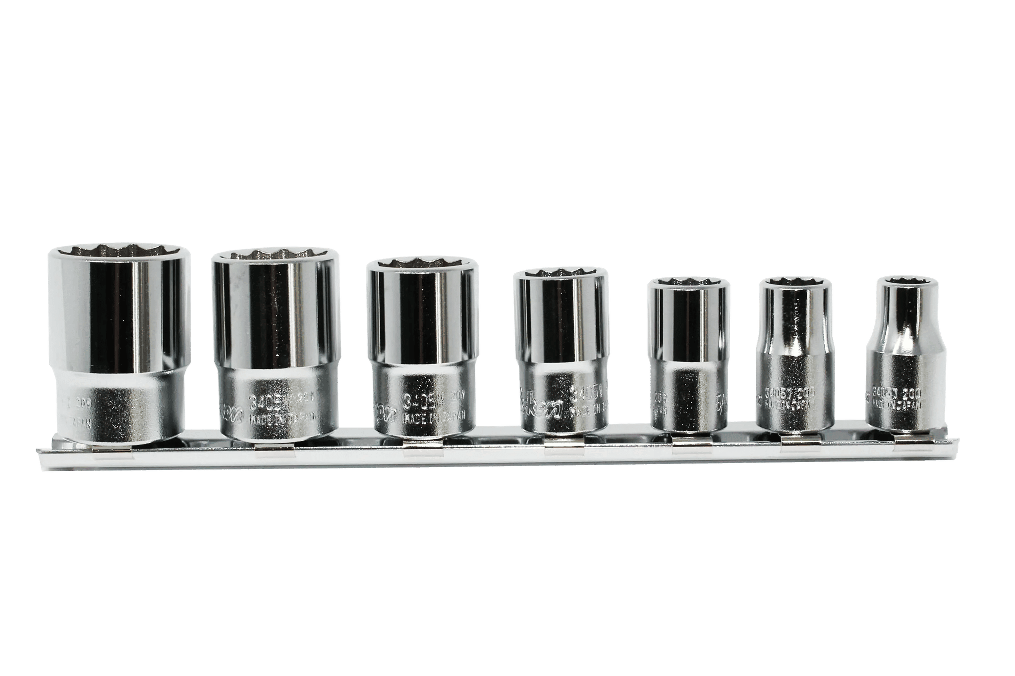 RS3405W/7 | 3/8 Sq. Dr. Socket set Whitworth 1/8-1/2 12 point 200mm 7 pieces image 1