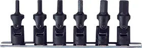 RS3430M/6 | 6 Piece 3/8 Sq. Dr. Universal Hex Bit Socket Set image 1