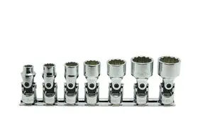 RS3445W/7 | 3/8 Sq. Dr. Universal Socket set Whitworth 1/8-1/2 12 point 200mm 7 pieces image 1