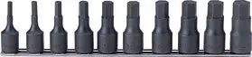 RS4012A/10-L60 | 10 Piece 1/2 Sq. Dr. 60mm, SAE Hex Bit Socket Set image 1