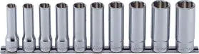 RS4310M/10 | 10 piece 1/2 Sq. Dr. Surface Drive, Deep, Metric, 6 Point Socket Set image 1