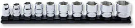 RS4400MZ/10 | 10 Piece 1/2 Sq. Dr. Z-Series, 6 Point, Metric, Chrome Socket set image 1