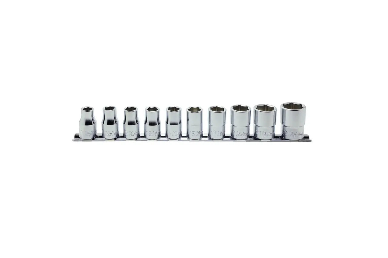 RS4400M/10 | 10 Piece 1/2 Sq. Dr. 6 point, Metric, Chrome Socket Set image 1