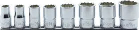 RS4405W/8 | 8 Piece 1/2 Sq. Dr. Whitworth, 12 Point, SAE, Chrome Socket Set image 1