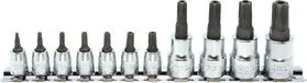 RSX025/11-IPR | 1/4, 3/8 Sq. Dr. 11 Piece Tamper-Resistant Torxplus Bit Socket set 8IPR-55IPR image 1