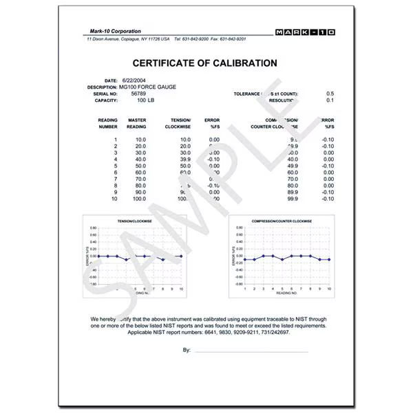 CERT | NIST certificate with data image 1