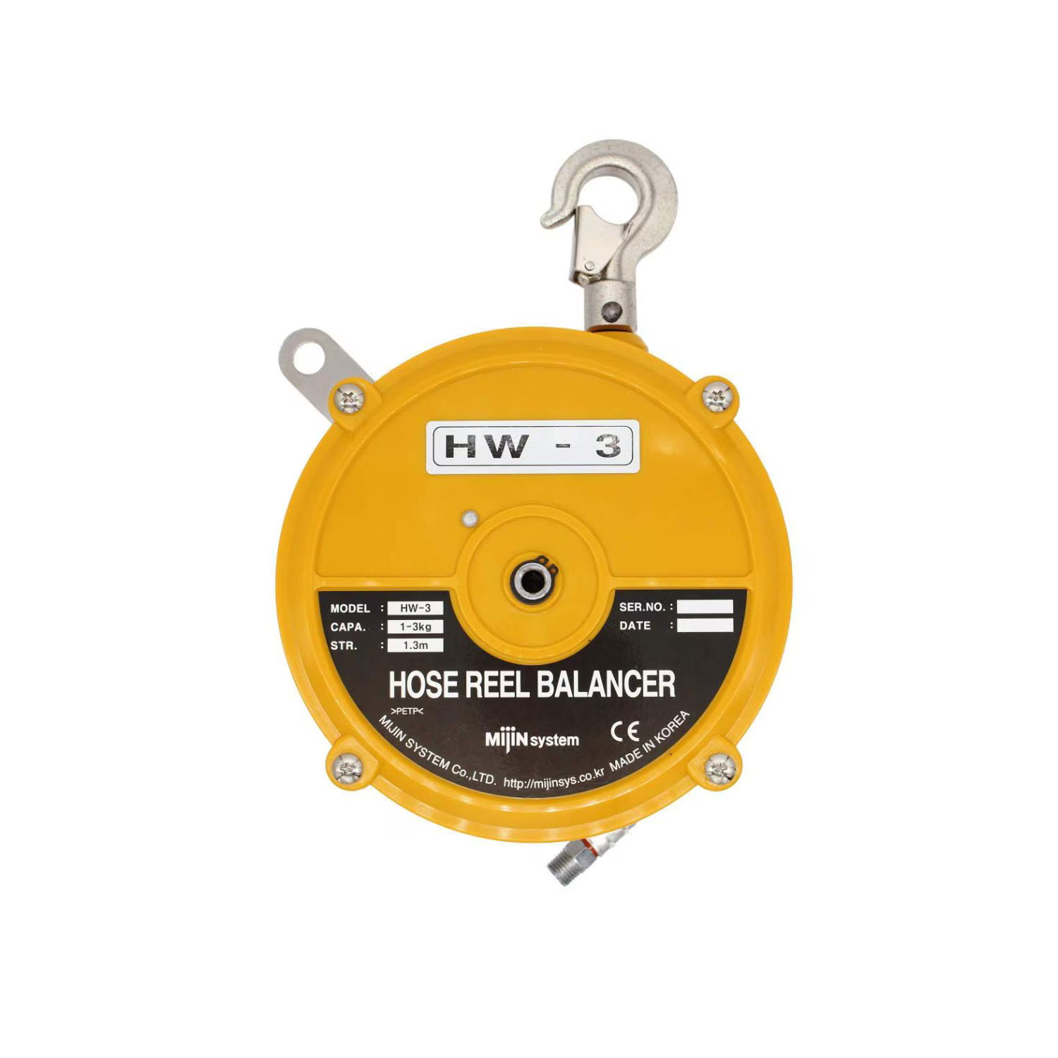 169000181 | HW-3 | Tigon Hose Reel Balancer, 3.3 - 6.6 lbs, 4.27 ft stroke image 1