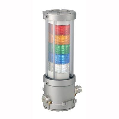 EDWM-502FE-RYGBC | ATEX approved Zone 1 & Zone 2 signal tower; 24VAC/DC image 1