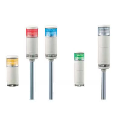 LME-102FBWP-Q4 | Continuous or flashing light, alarm, direct mount, 4-in-1, PNP, Yellow, Green, Blue, Clear image 1
