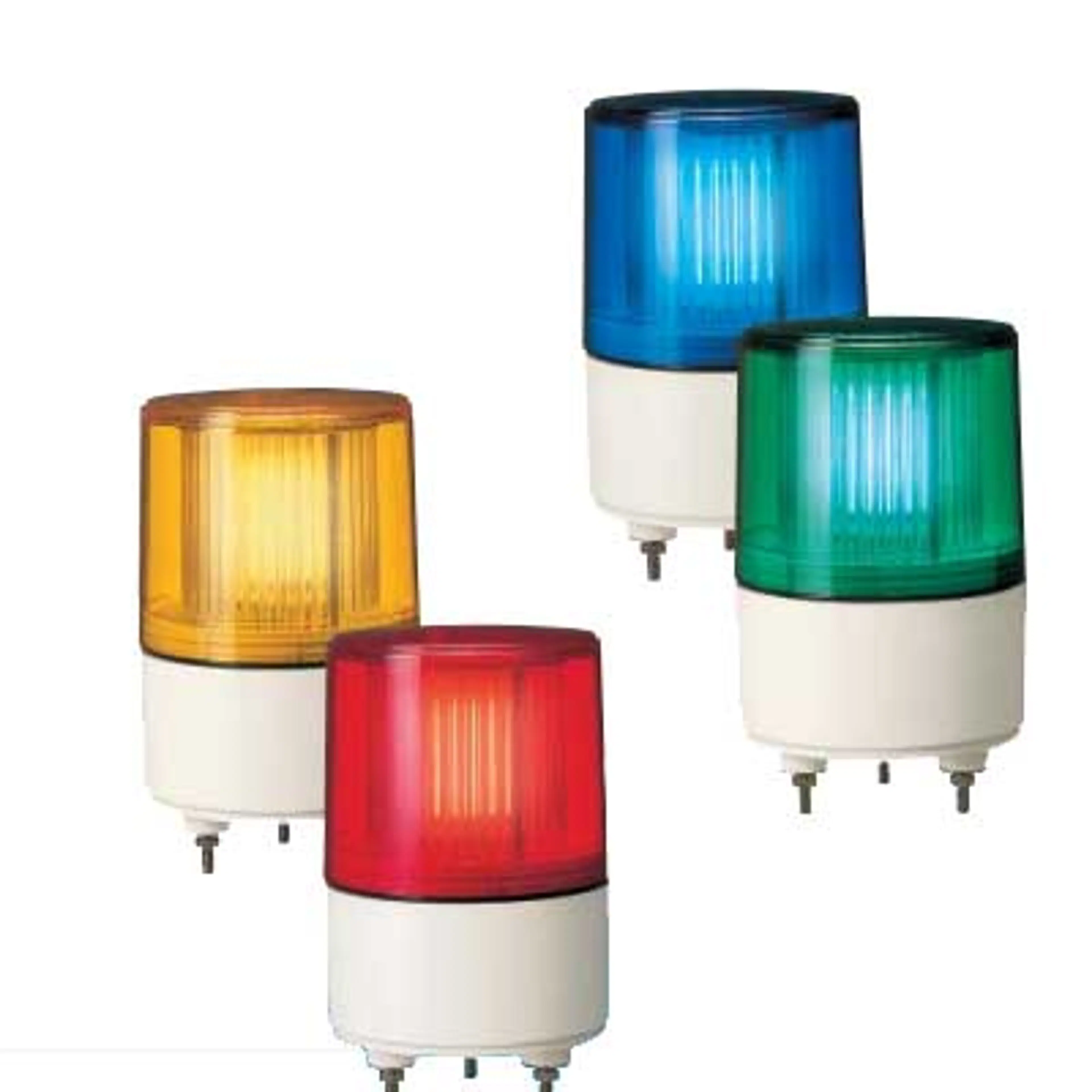 PSE-M1-B | 82mm LED triple flash beacon DC12V-DC24V, Blue