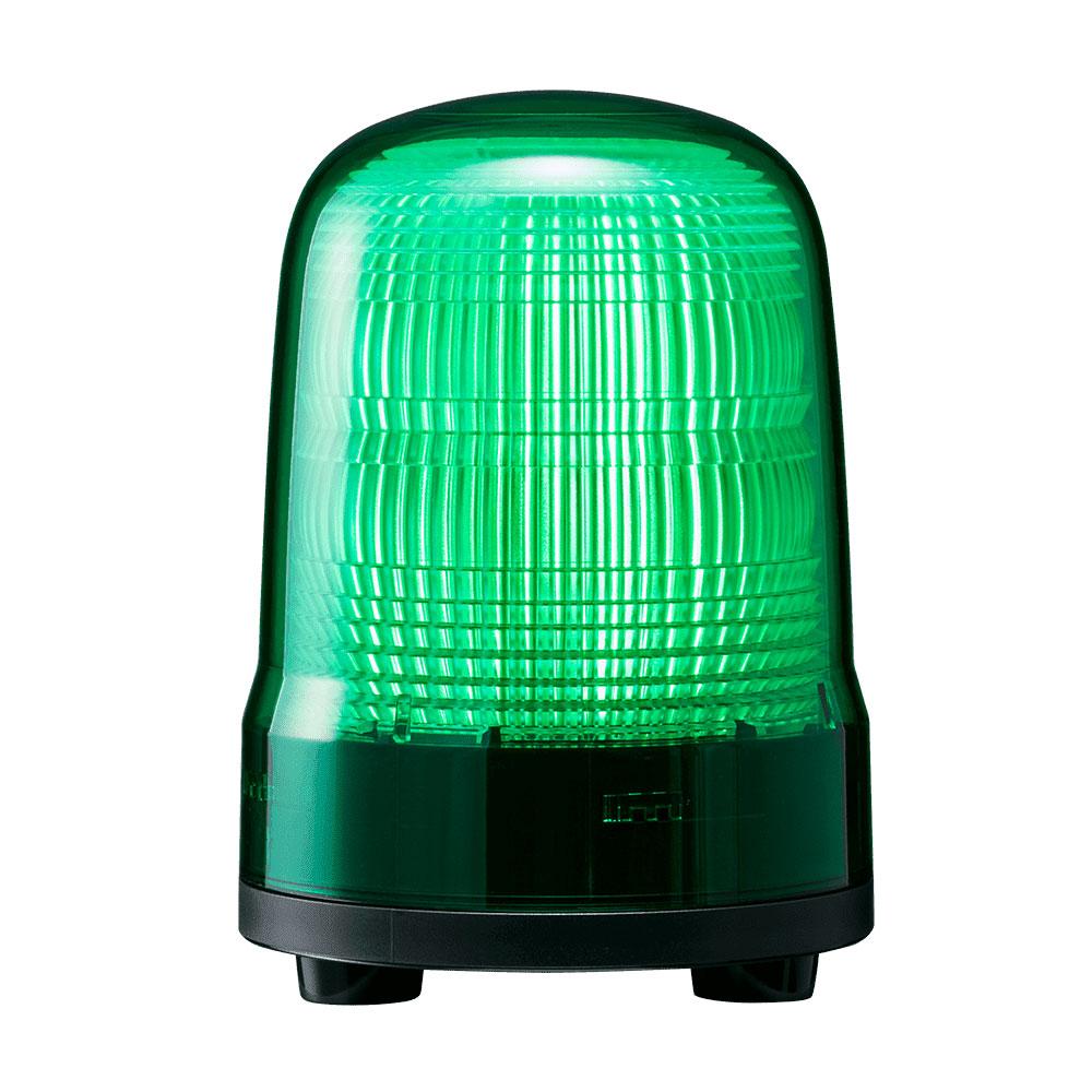 SL10-M1JN-G | Flashing Beacon, 100mm, 12-24V DC, Cable, Green LED image 1